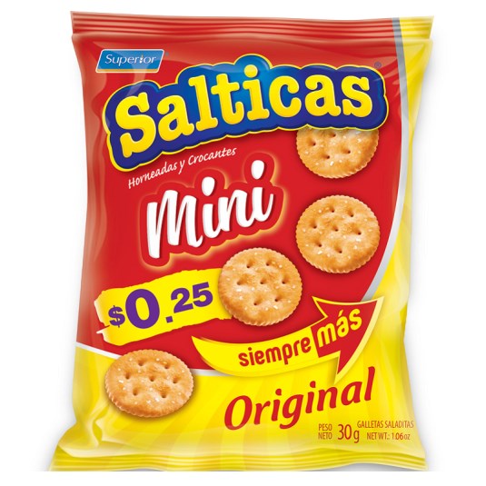 Mini Salticas Original 30 Gr