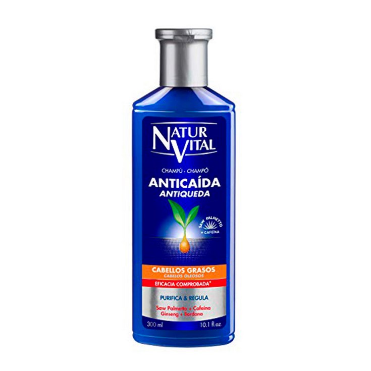 Shampoo Anticaida Cabello Graso Natur Vital 3