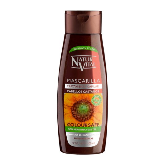Mascarilla Coloursafe Caoba Natur Vital 300Ml