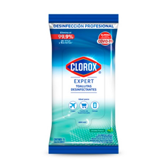 Toallitas Desinfectantes Clorox Expert X 15 F