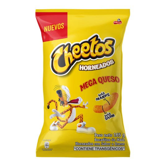 Bocaditos Maíz Mega Queso Cheetos 165 Gr