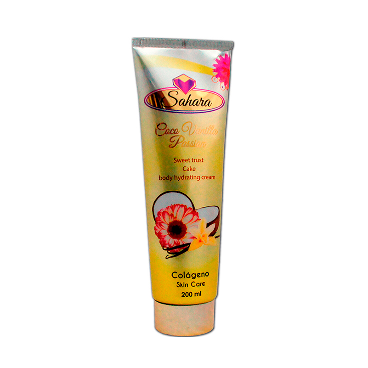 Sahara Crema Coco Vanilla Passion Tubo 200Ml.