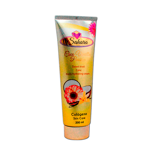 Sahara Crema Coco Vanilla Passion Tubo 200Ml.