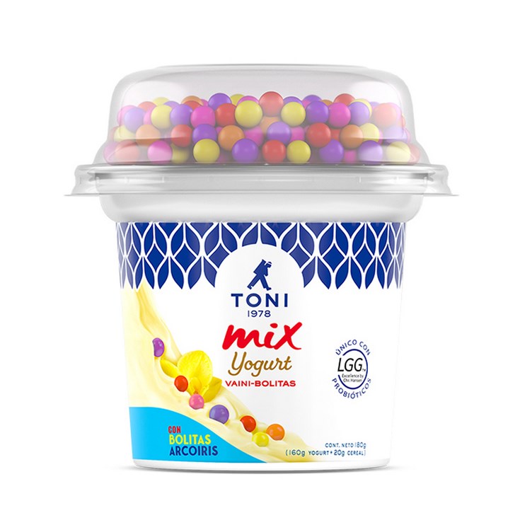 Yogurt Sabor Vainilla Toni Mix 180 Ml.