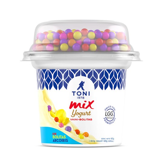 Yogurt Sabor Vainilla Toni Mix 180 Ml.