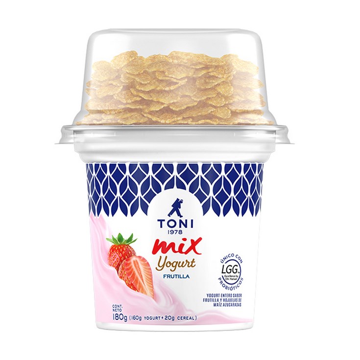 Yogurt Sabor Frutilla Toni Mix 180 Ml.