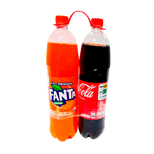 Coca Cola 2Pack Coca Cola 1.365Lt. + Fanta 1.