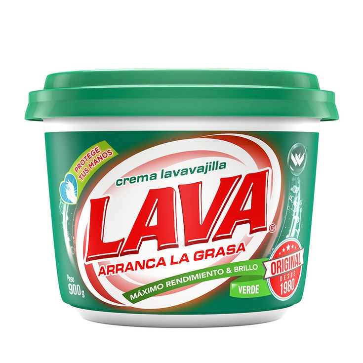 Crema Lavavajilla Verde Lava 900 Gr