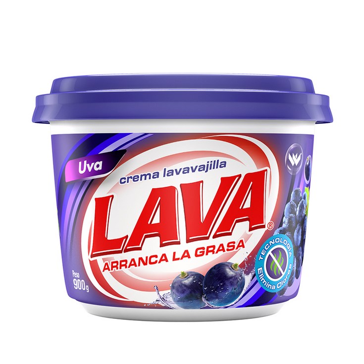Crema Lavavajilla Uva Lava 900 Gr