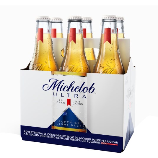Michelob Ultra Sixpack 355Ml.