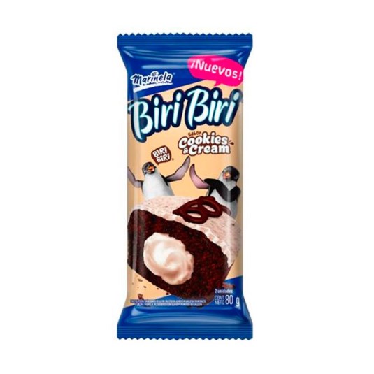 Pastelito Biri Biri Cookie & Cream 80 Gr.