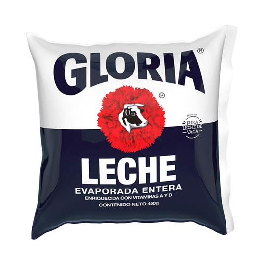 Leche Evaporada Gloria 450 Gr