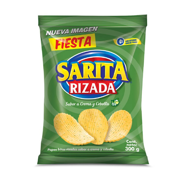 Sarita Papas Rizadas Cebolla 300Gr.