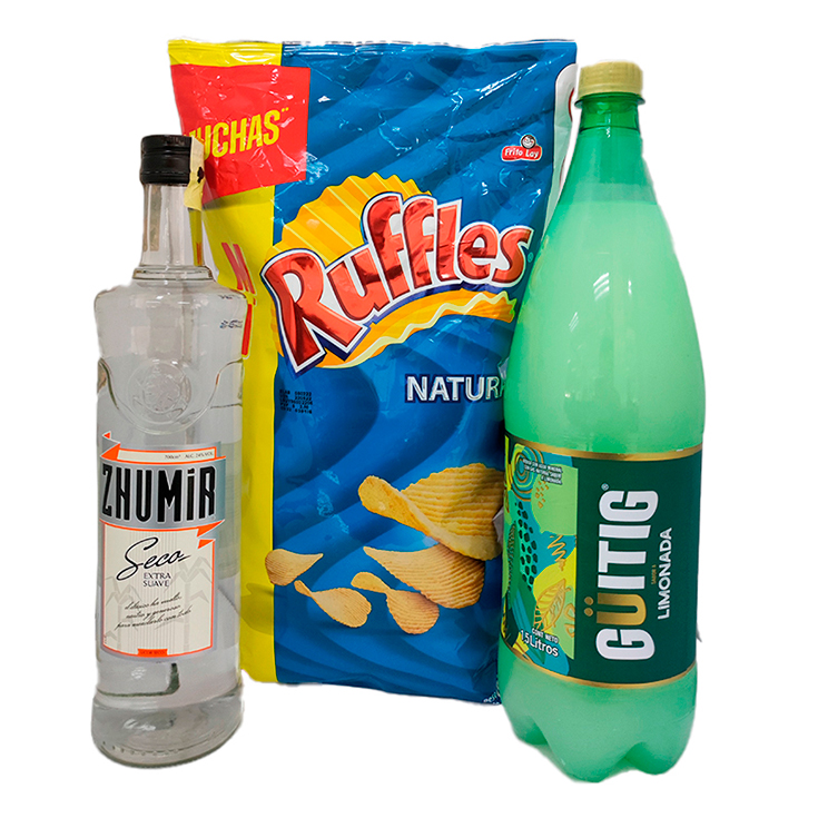 Combo Zhumir Seco 700Ml+Limonada Guitig 1.5Lt+Ruff