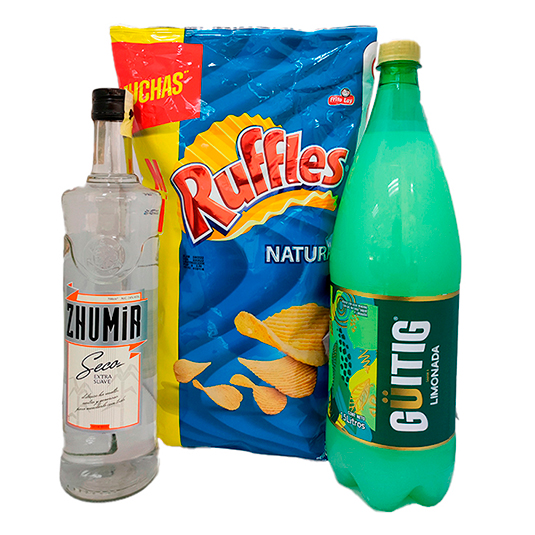 Combo Zhumir Seco 700Ml+Limonada Guitig 1.5Lt+Ruff