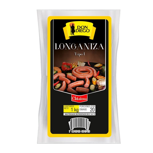 Don Diego Longaniza Tipo I 1Kg