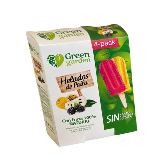 Green Garden Helado De Paila Four Pack