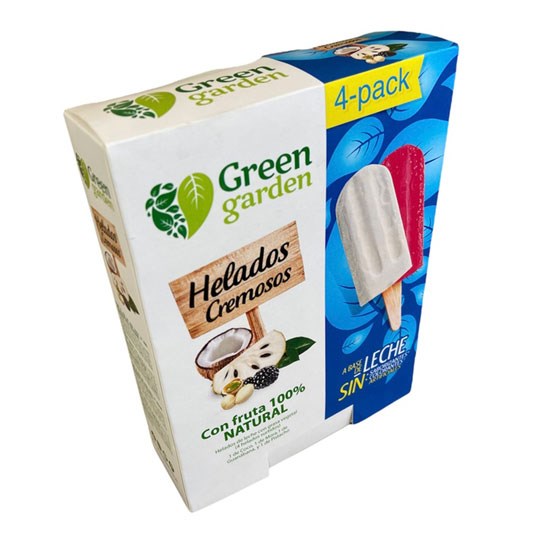 Green Garden Helado Cremoso Four Pack