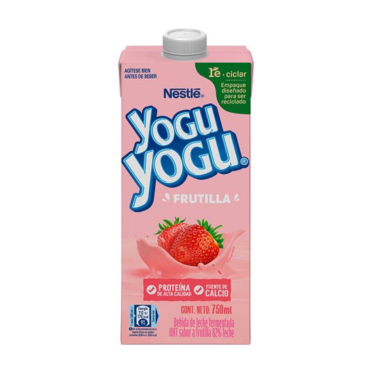 Yogu Yogu Frutilla 750Ml