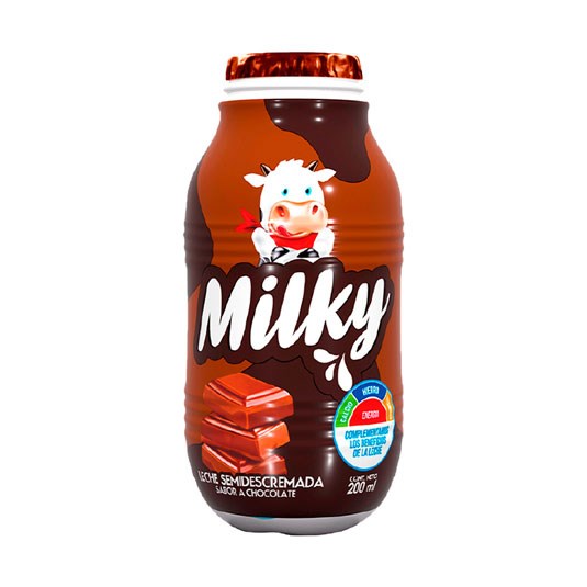 Milky Leche Semidescremada Chocolate 200Ml