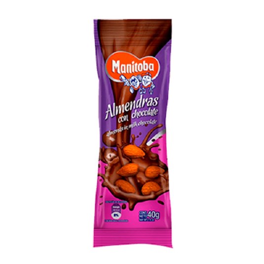 Manitoba Almendras Con Chocolate 40Gr