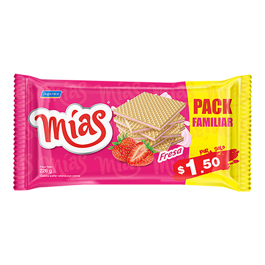 Mias Pack Familiar Fresa 226G