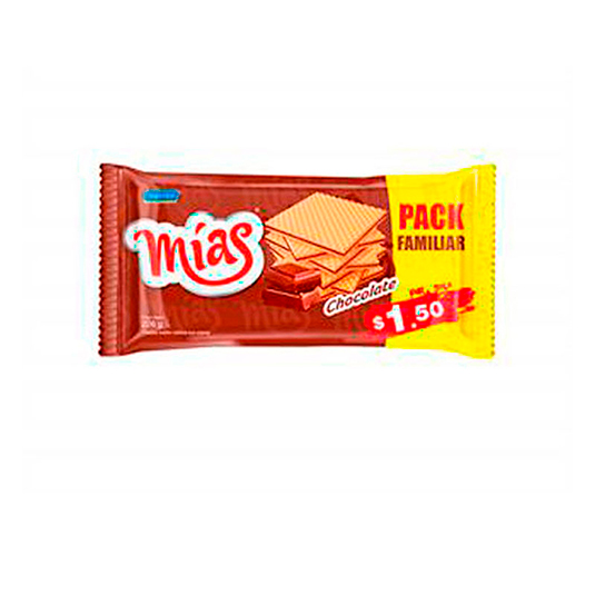 Chocolate Mias Pack Familiar 226G