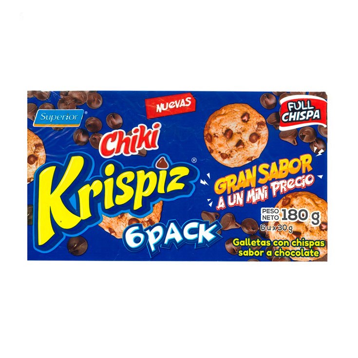 Krispiz Chiki Krispiz Six Pack 180G