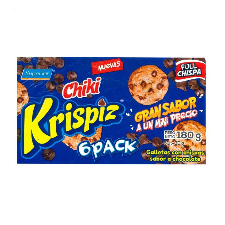 Krispiz Chiki Krispiz Six Pack 180G