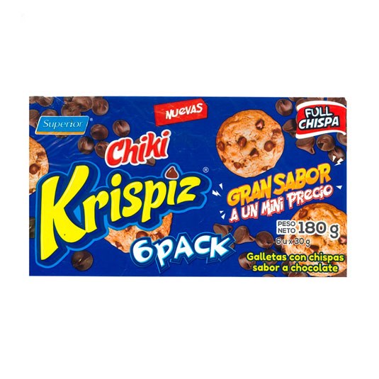 Krispiz Chiki Krispiz Six Pack 180G