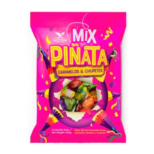 Mix Piñata Caramelos Y Chupetes 900 Gr