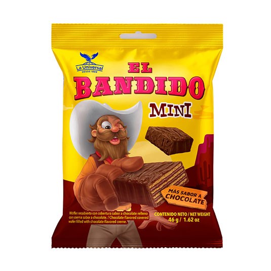 El Bandido Mini Galletas Waffer 46 Gr