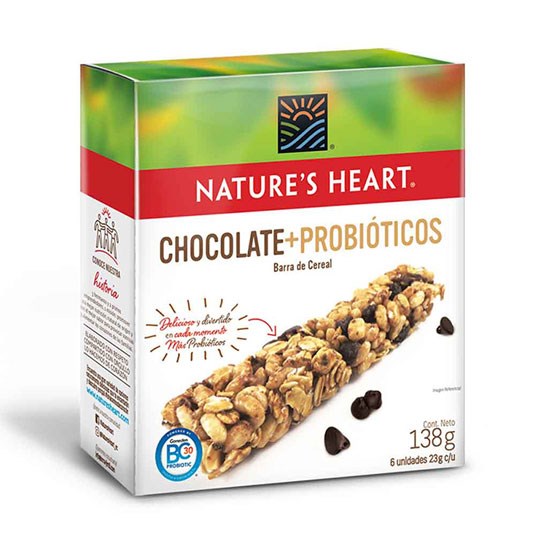 Natures Heart Barra De Cereal Sabor A Choc Con Pro