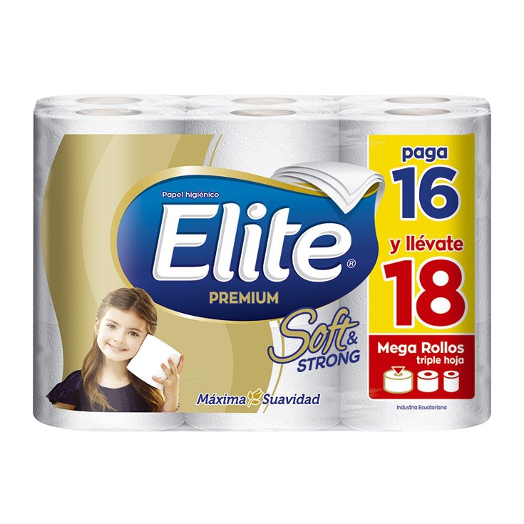 Elite Papel Higenico Soft & Strong Mgr 32Mts