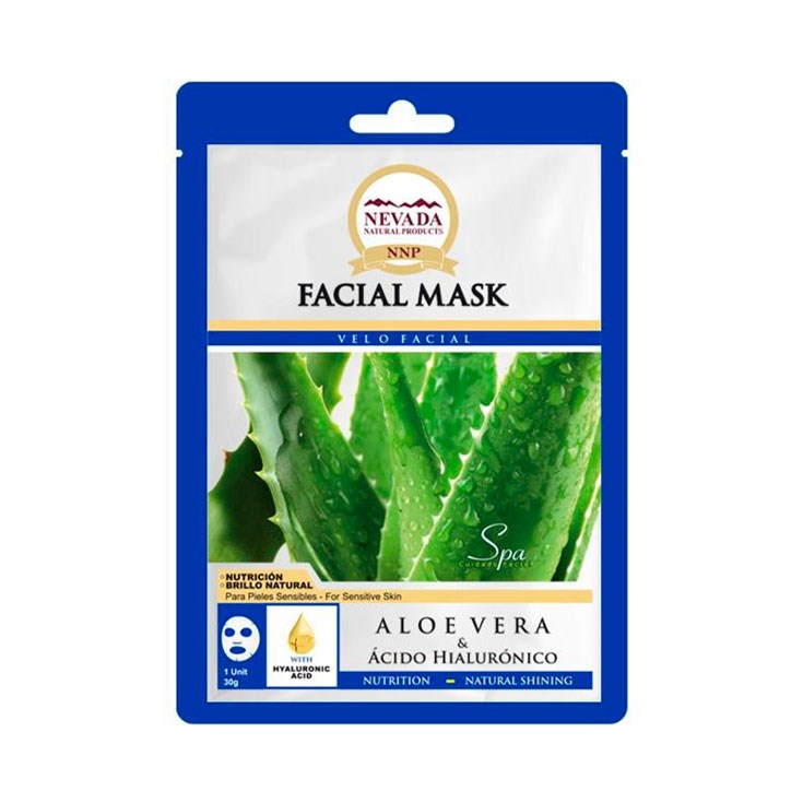 Nevada Facial Mask Alo Vera+Ac Hialurónico 30G Nevada Facial Mask Alo Vera+Ac Hialurónico 30G