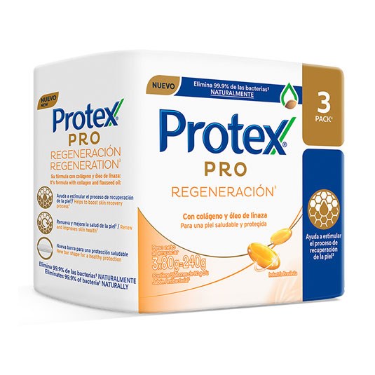 Protex Jabon Tripack Regeneracion X3 80Gr.