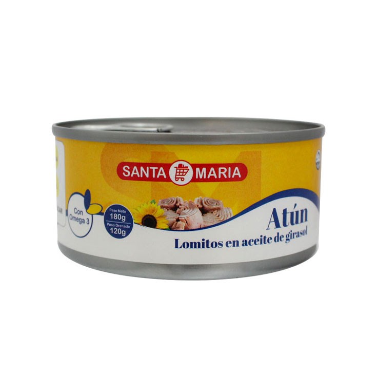 Santa Maria Lomitos De Atun En Aceite De Girasol 1