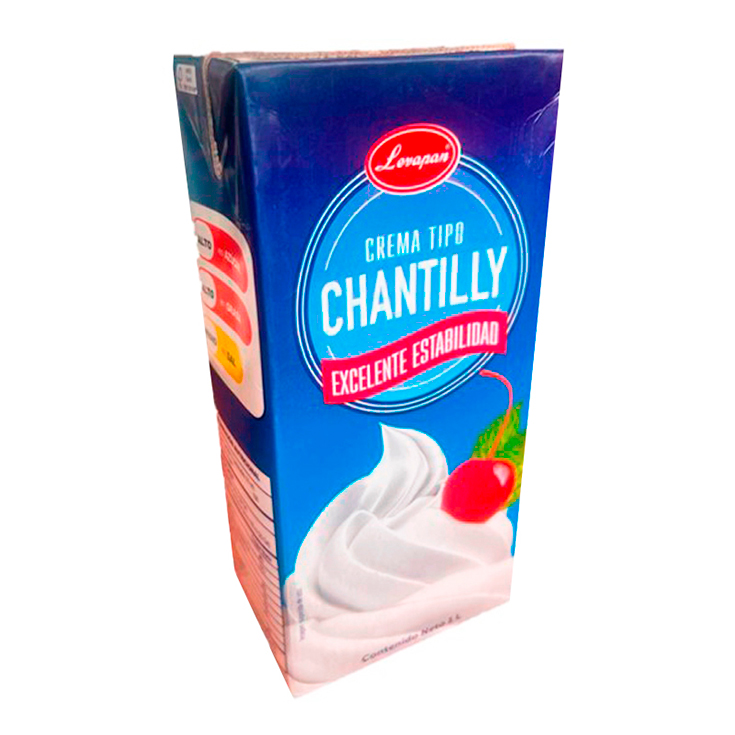 Levapan Crema Vegetal Tipo Chantilly 1 Lt