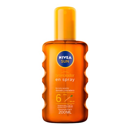 Nivea Sun Bronceador Spray Spf6 200Ml