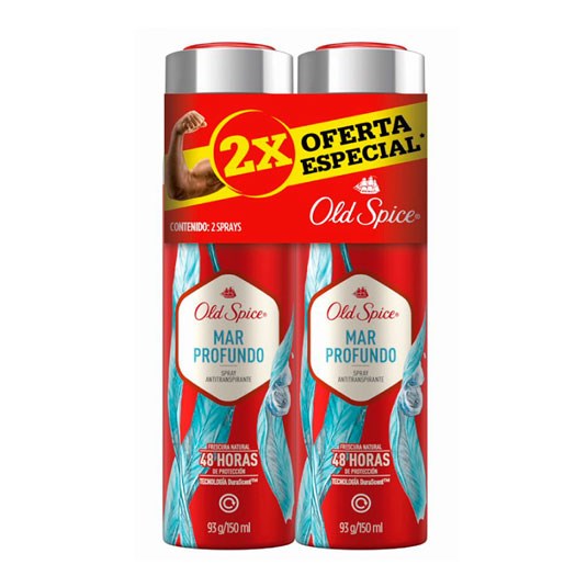 Old Spice Deo Spray 2Pack Mar Profundo 150Ml