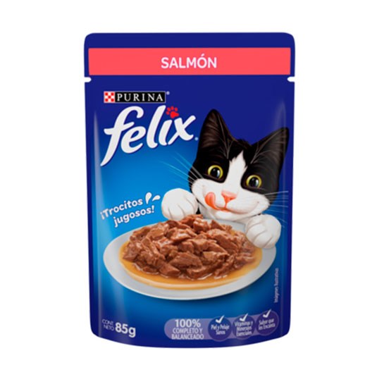 Felix Comida Para Gato Con Salmon 85Gr