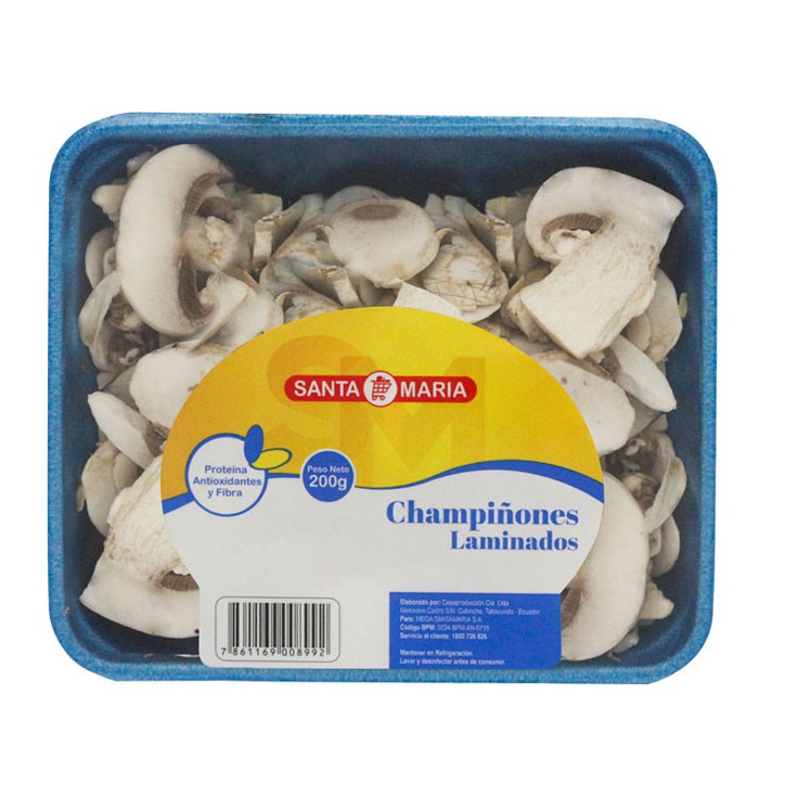 Santa Maria Champiñones Rebanados 200G