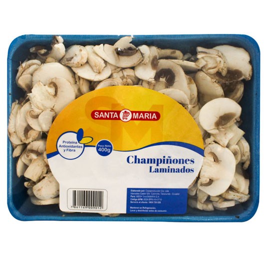 Santa Maria Champiñones Rebanados 400G