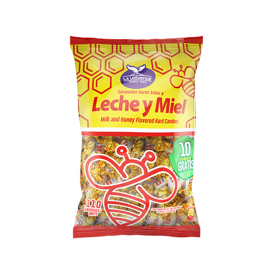 La Universal Caramelo Duro Leche Y Miel 367.5Gr