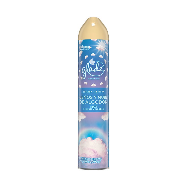 Glade Aerosol Nubes De Algodón 400Ml.