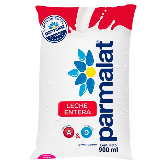 Parmalat Leche Up Entera Funda 900 Ml.