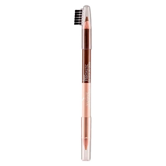 Lapiz Delineador De Cejas Vogue Duo Caoba