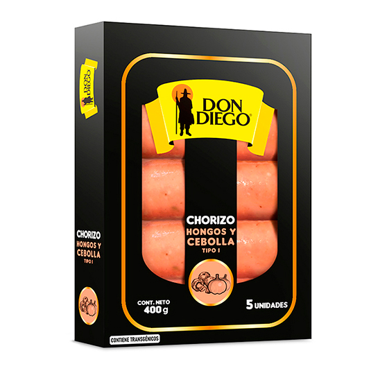 Don Diego Chorizo Cebolla Y Hongos Tipo I 400 Gr