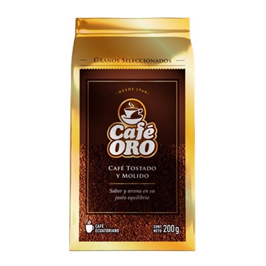 Café Oro Tostado Y Molido 200Gr