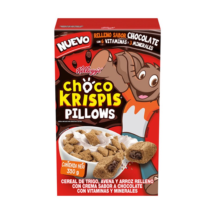 Cereal chico Krispi Pillows Kellogg´s 350G